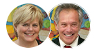Kristen Thornburg and Mark Santas