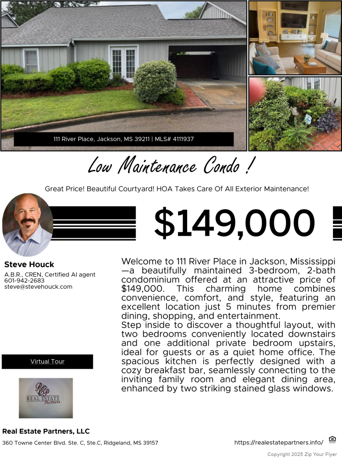 Great Price! Beautiful Courtyard! HOA Takes Care Of All Exterior Maintenance!