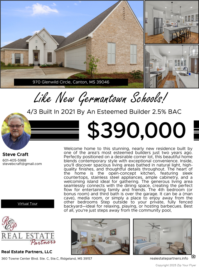 4/3 Built In 2021 By An Esteemed Builder 2.5% BAC