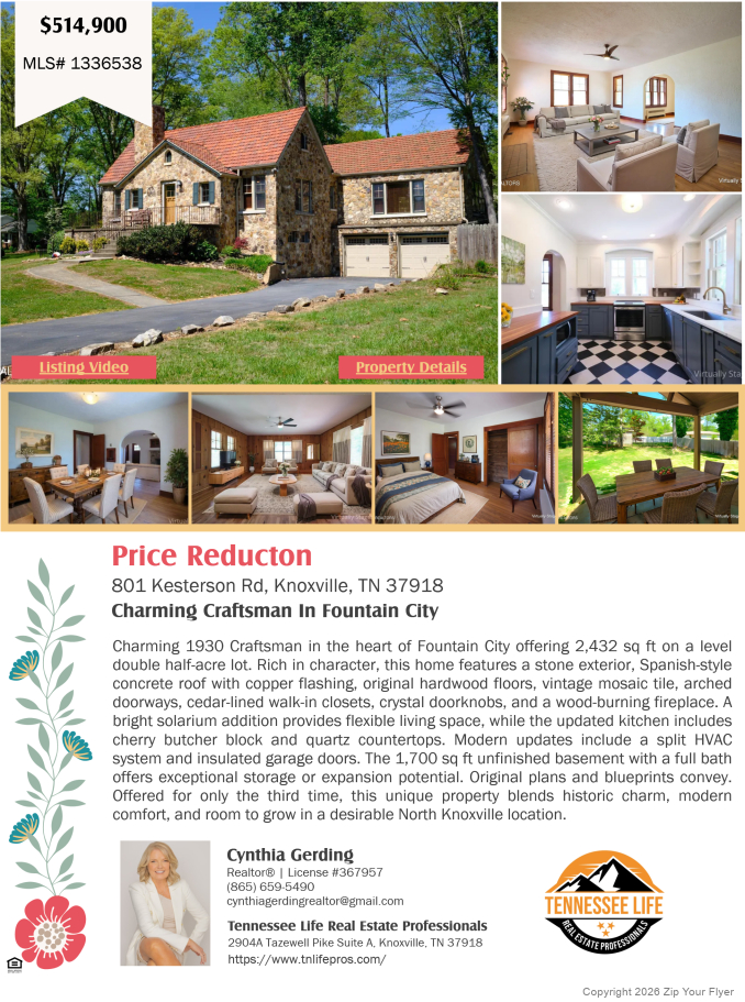 Charming Craftsman In Fountain City