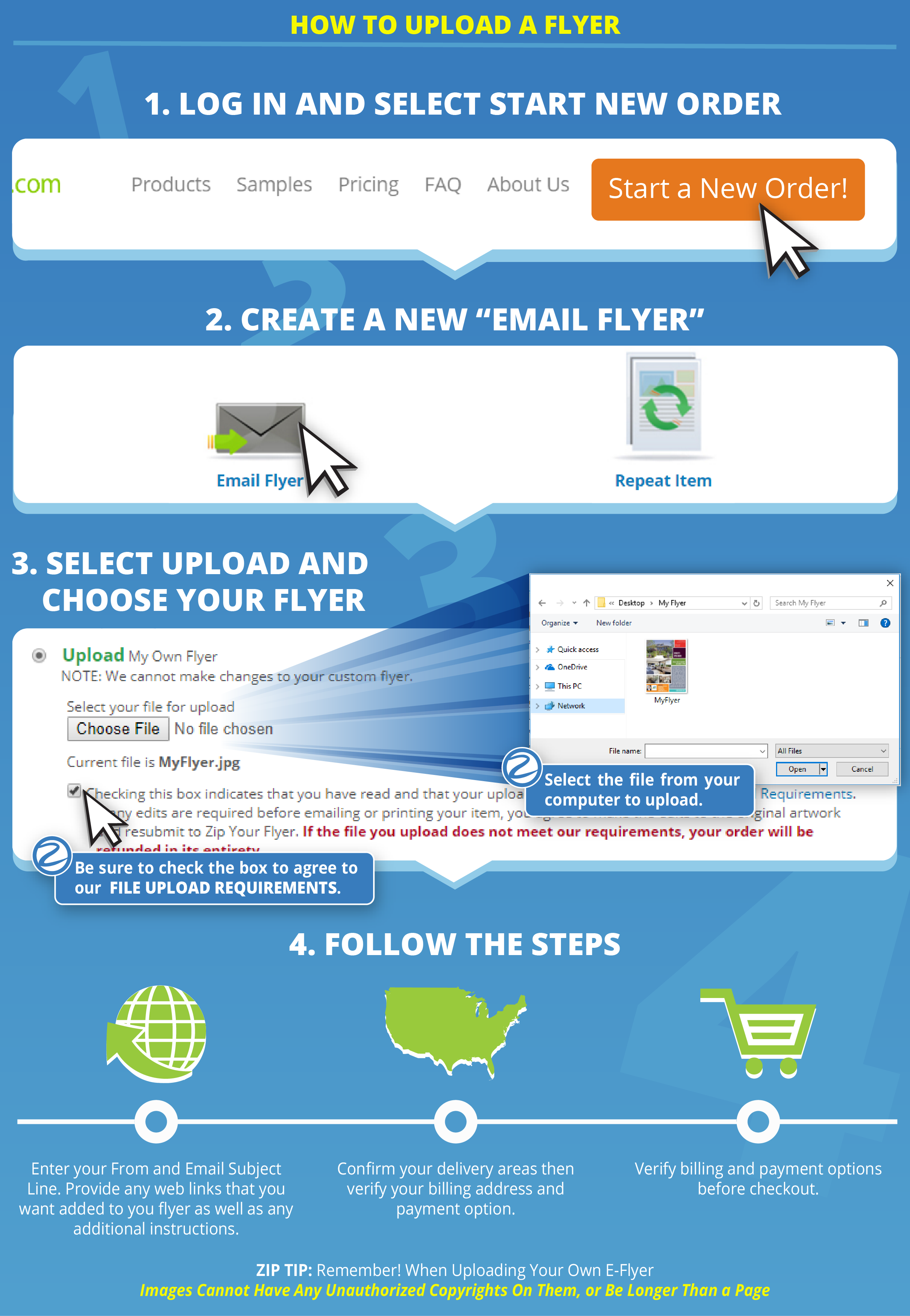 faq zip your flyer real estate email flyer leader