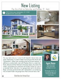 Real estate flyer designs Teal