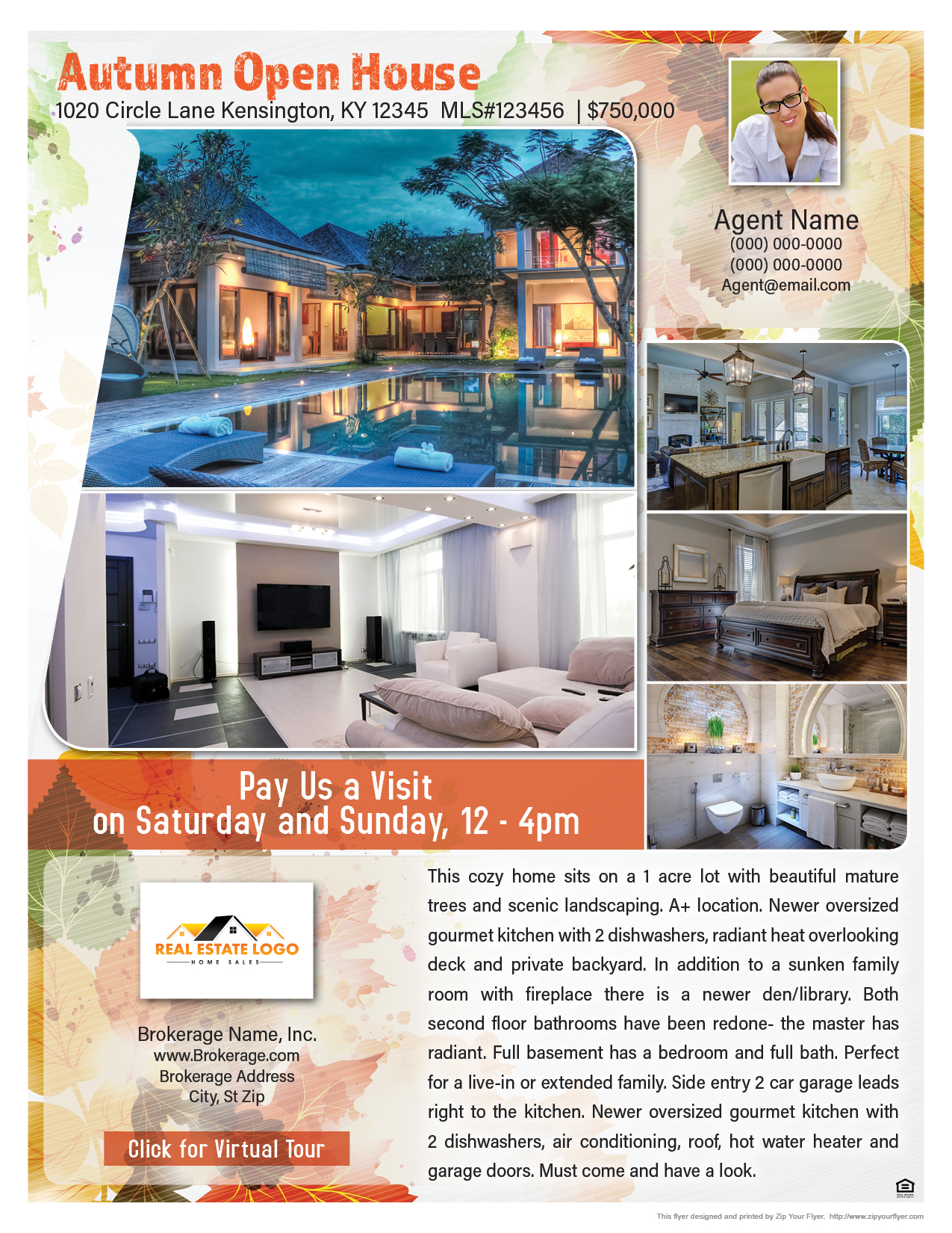 wilted zip your flyer real estate email flyers