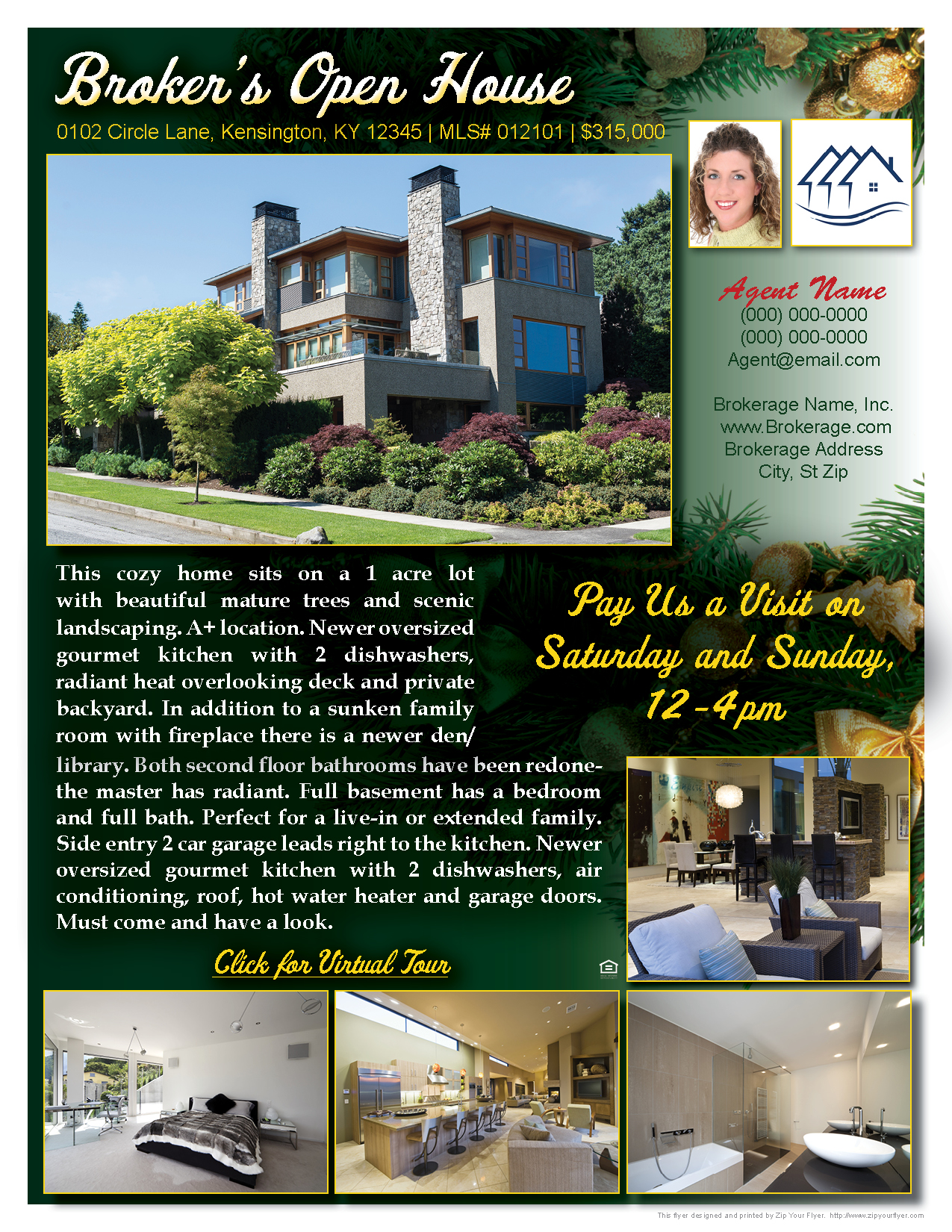 email flyers to real estate agents