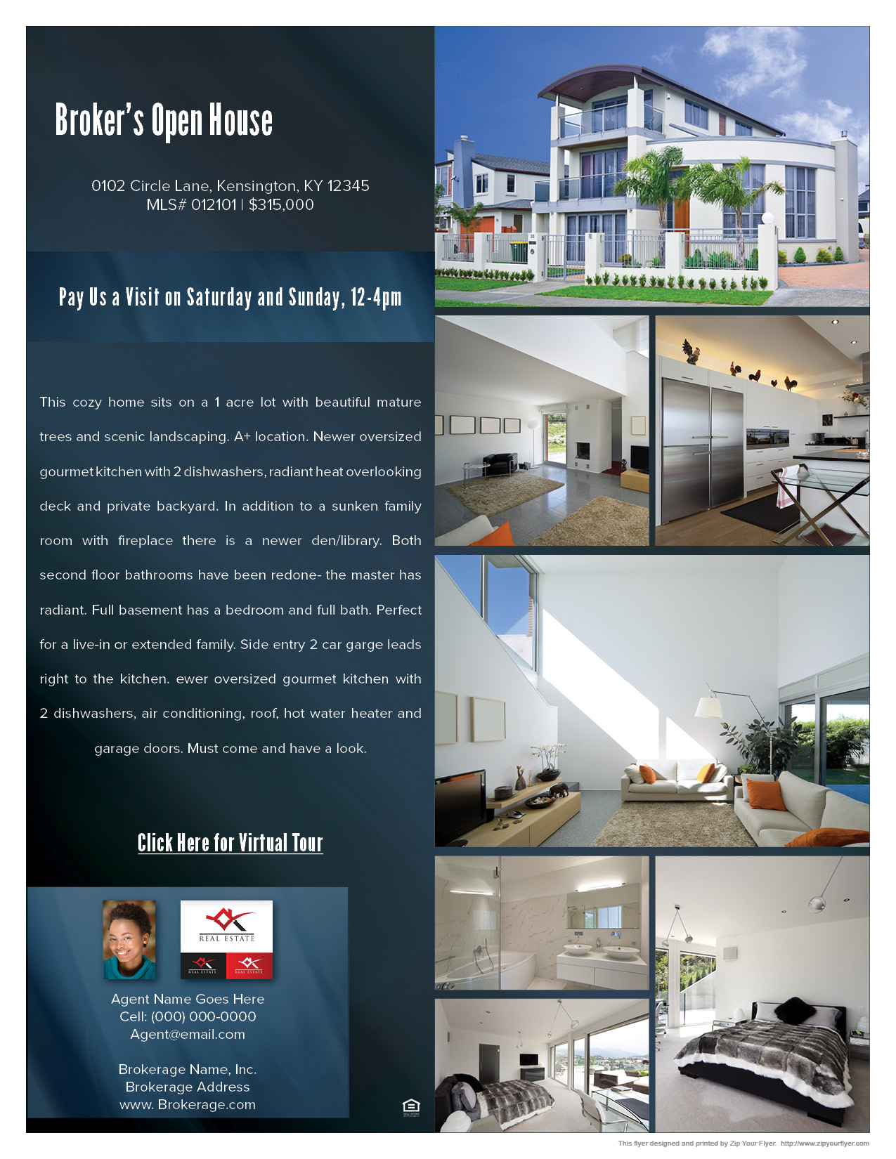 8 Free Sample <strong>Real Estate Agent Flyer</strong> Templates ... Real estate agent flyer template