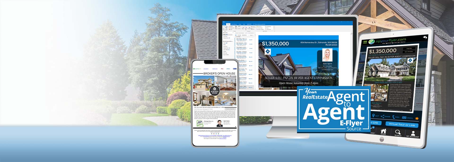 flyer real estate agent